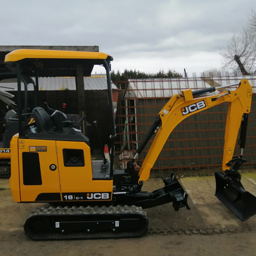 low cost micro Digger and driver Hire Colchester